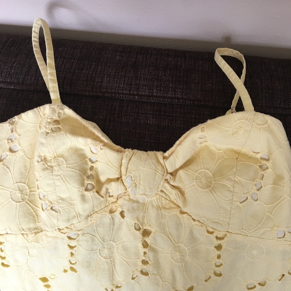 Yellow Eyelet Lace Lilly Pulitzer Sundress